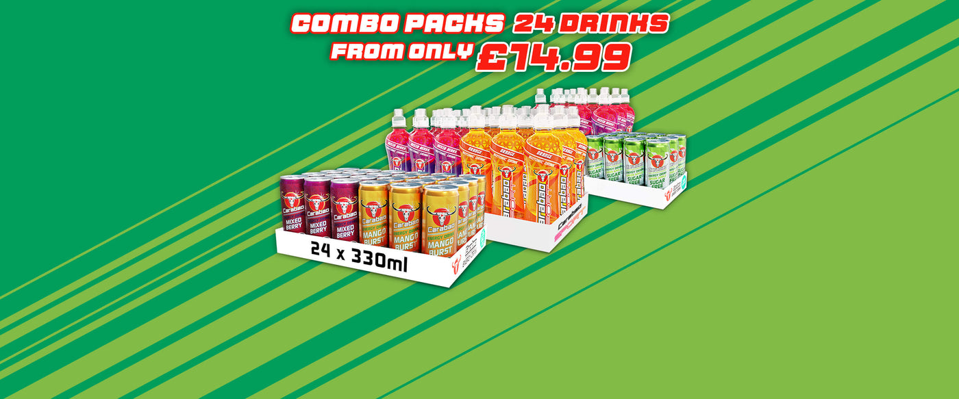 Carabao Energy Drink Combo Packs from £14.99 for 24 Drinks