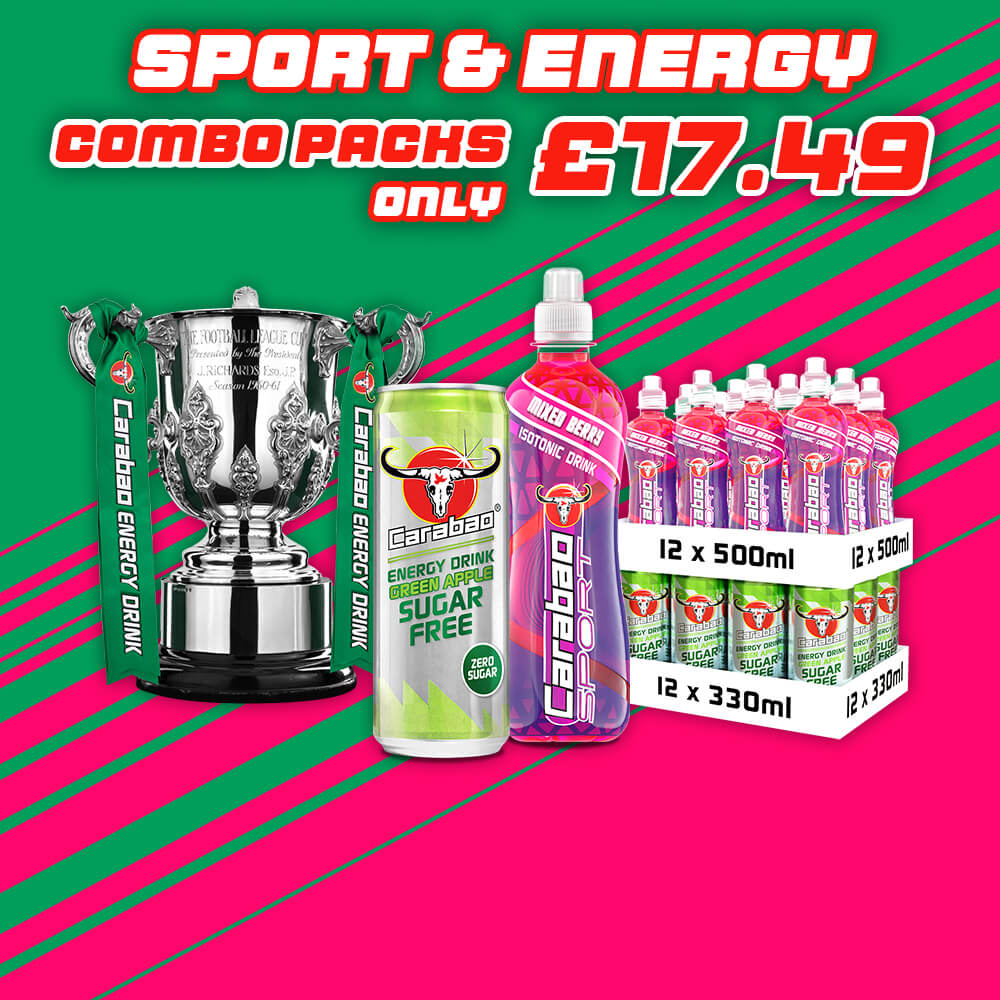 Carabao SPORT & Energy Combo Packs only £17.49