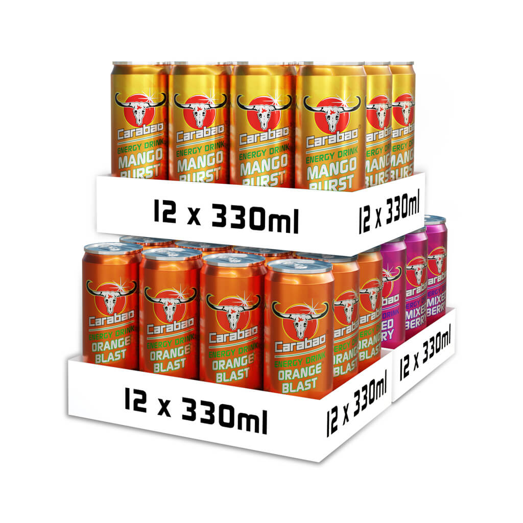 Carabao Energy Drink Classic Pack (36 x 330ml)