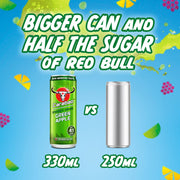 Carabao Energy Drink Green Apple (36 x 330ml Can)