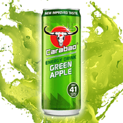 Carabao Energy Drink Green Apple (36 x 330ml Can)