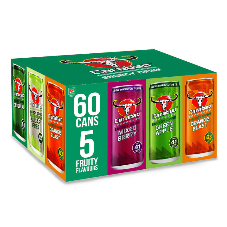 Carabao Energy Drink Collection Pack (60 x 330ml)