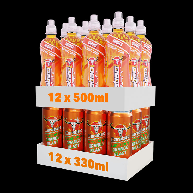 Carabao SPORT & Energy Drink Combo Pack (24 x Pack)