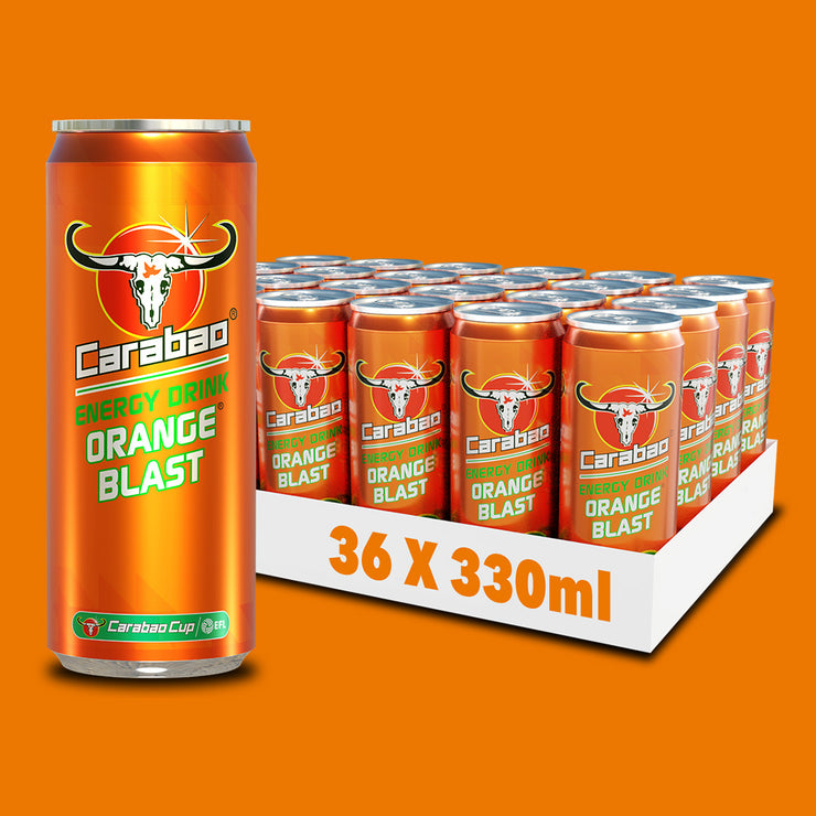 Carabao Energy Drink Orange Blast (330ml Can)