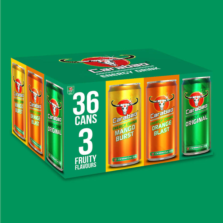 Carabao Energy Drink Sunshine Pack (36 x 330ml)
