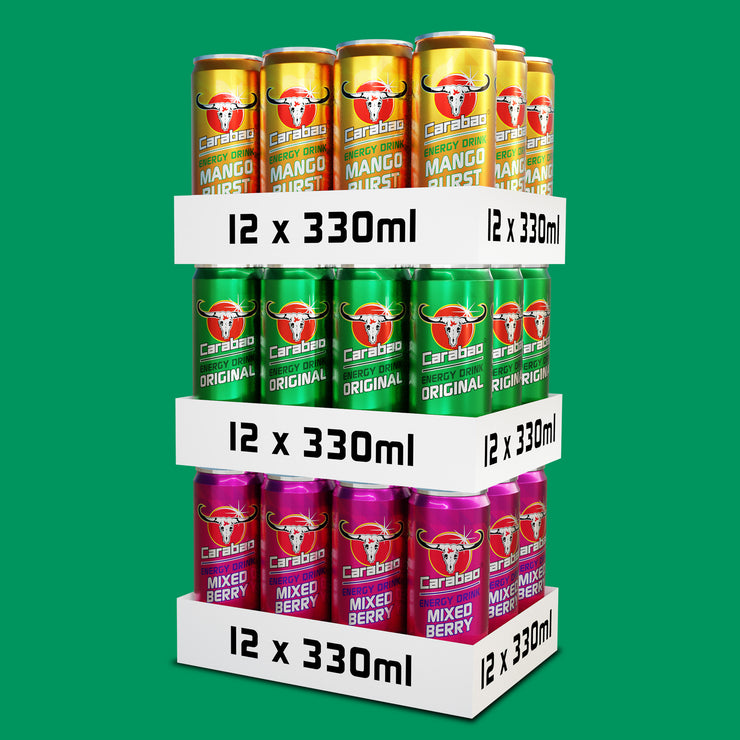 Carabao Energy Drink Energy Pack (36 x 330ml)
