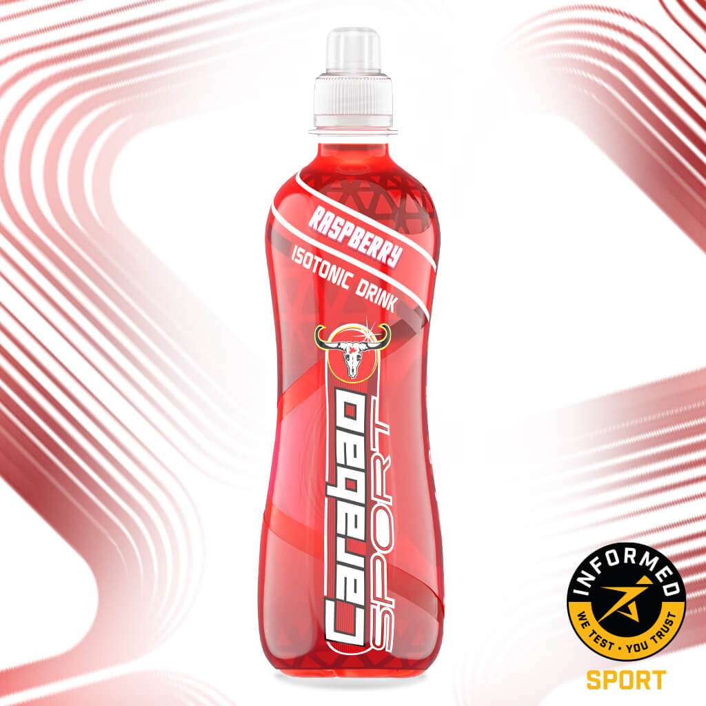 Carabao Sport Isotonic Drink Raspberry - 500ml Bottles | Free UK ...