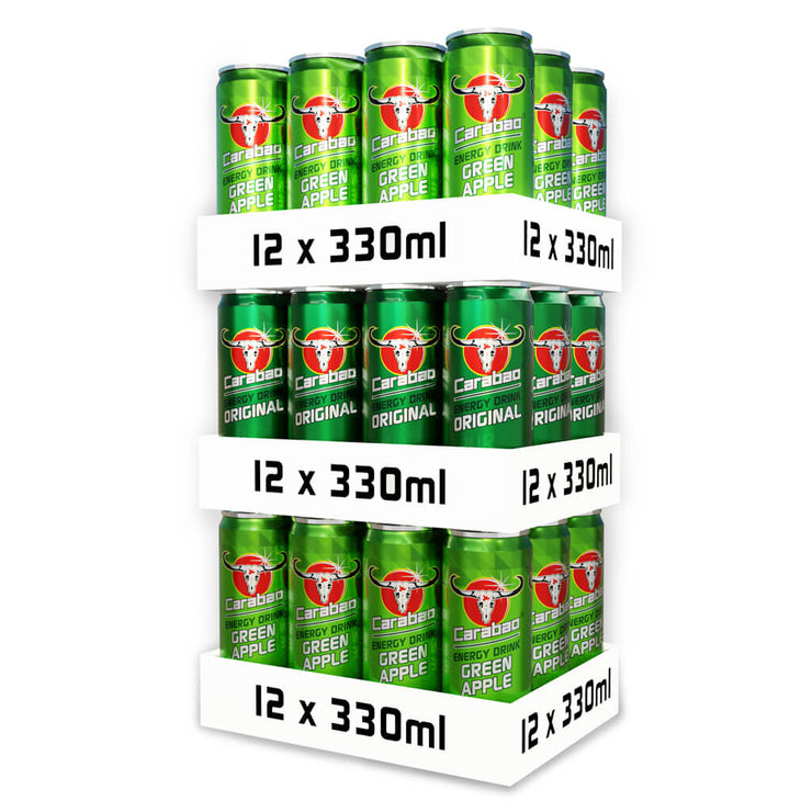 Carabao Energy Drink Triple Pack (36 x 330ml)