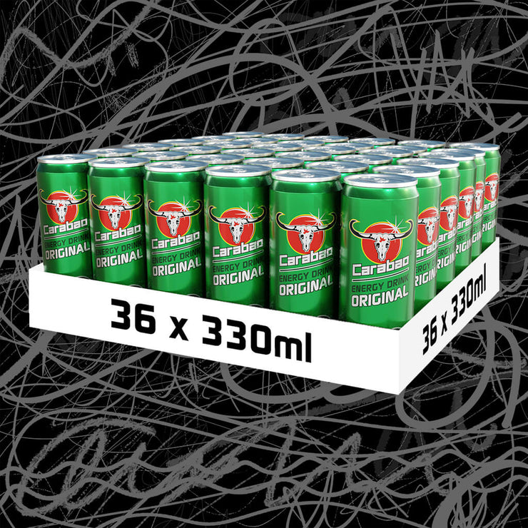 Carabao Energy Drink Original (36 x 330ml Can)