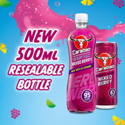 Carabao Sport & Energy Drink Mixed Berry Combo Pack (24 x 500ml Bottle)