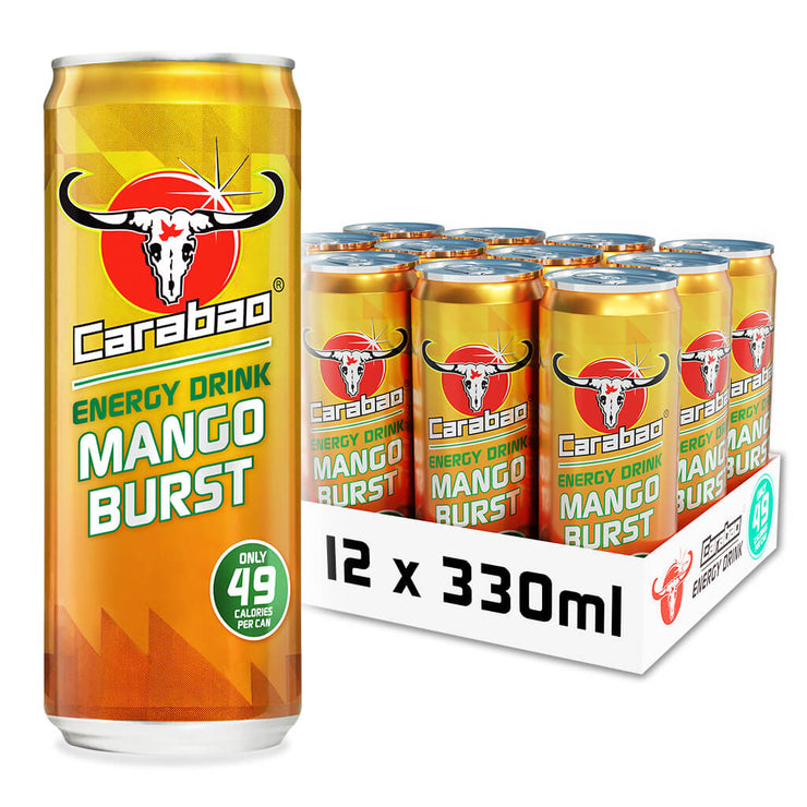 Carabao Energy Drink Sunshine Pack (36 x 330ml)